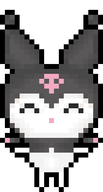 jumping pixel kuromi